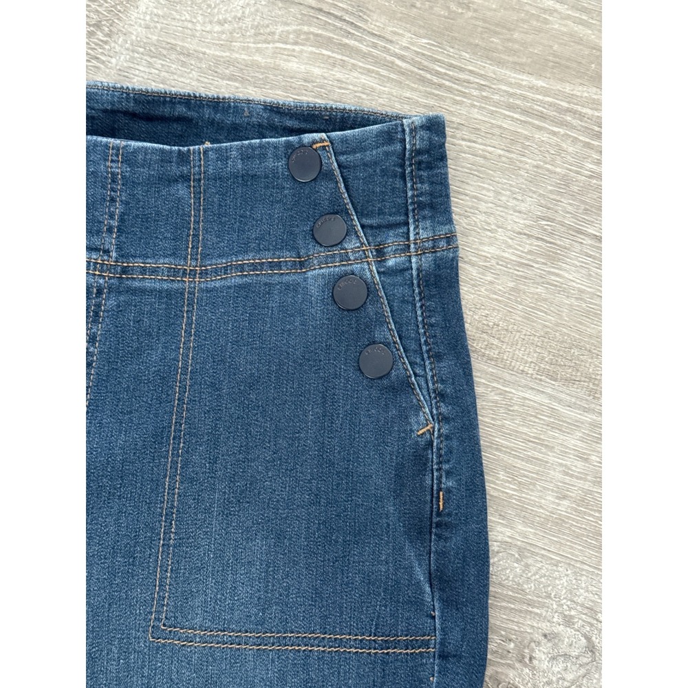 Chico's Indigo Flare Wide-Leg Jeans - Picture 3 of 6